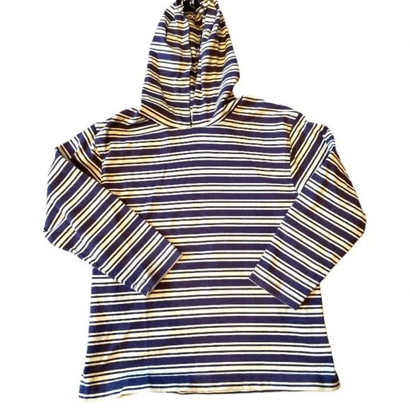 HANNA ANDERSSON BOYS HOODED HOODIE TOP SHIRT LONG SLEEVE SIZE 8 130 - Picture 2 of 3